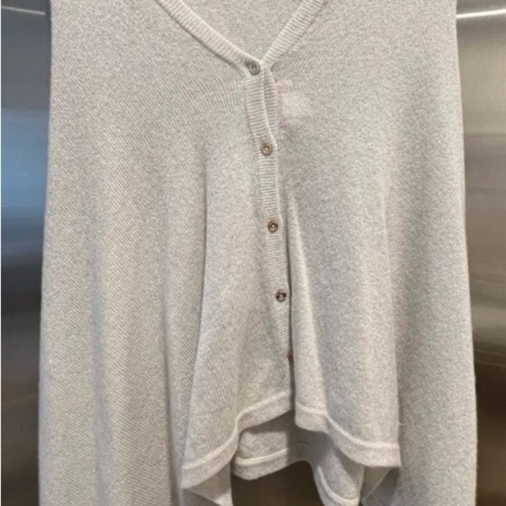 Lilly Pulitzer Light Gray Poncho